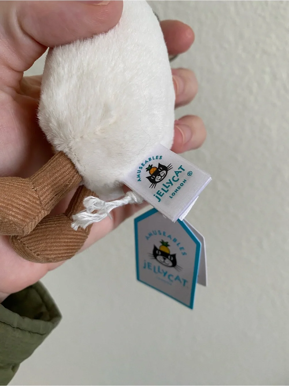 Jellycat Amuseables Happy Boiled Egg Bag Charm